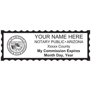 Arizona Notary Stamp and Seal - Prostamps