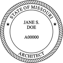 Missouri Architect Stamp and Seal - Prostamps