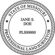 Missouri Land Surveyor Stamp and Seal - Prostamps