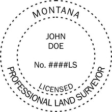 Montana Land Surveyor Stamp and Seal - Prostamps