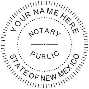 New Mexico Notary Stamp and Seal - Prostamps