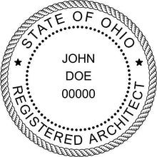 Ohio Architect Stamp and Seal - Prostamps