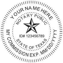 Texas Notary Stamp and Seal - Prostamps