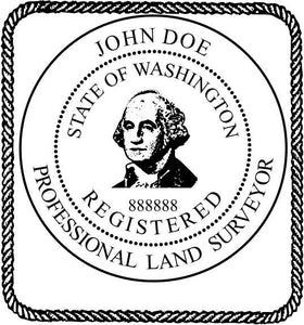 Washington Land Surveyor Stamp and Seal - Prostamps