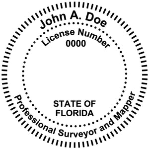 Florida Land Surveyor Stamp and Seal - Prostamps