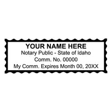 Idaho Notary Stamp and Seal - Prostamps