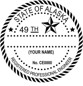 Alaska Engineer Stamp and Seal - Prostamps