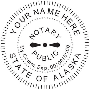 Alaska Notary Stamp and Seal - Prostamps