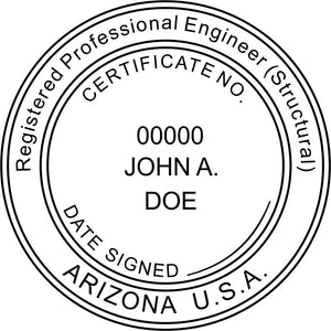 Arizona Engineer Stamp and Seal - Prostamps