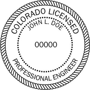 Colorado Engineer Stamp and Seal - Prostamps