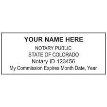 Colorado Notary Stamp and Seal - Prostamps