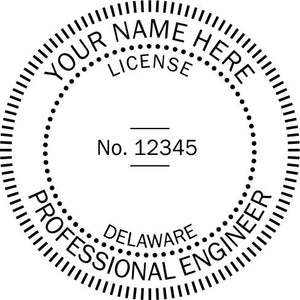 Delaware Engineer Stamp and Seal - Prostamps