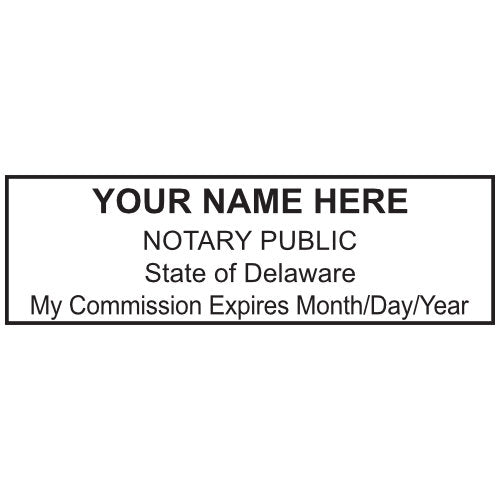 Filing Stamp Delaware Delaware Notary Stamp and Seal | Pro Stamps