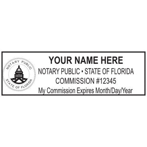 Florida Notary Stamp and Seal - Prostamps