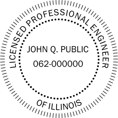 Illinois Engineer Stamp and Seal - Prostamps