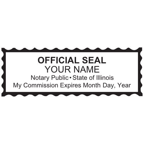 Illinois Notary Stamp and Seal - Prostamps