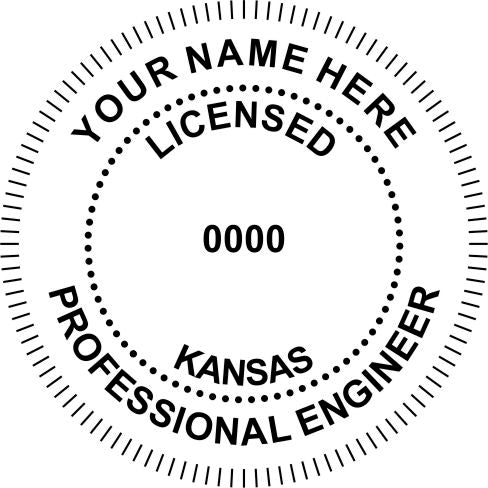 Kansas Engineer Stamp and Seal - Prostamps