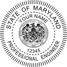 Maryland Engineer Stamp and Seal - Prostamps