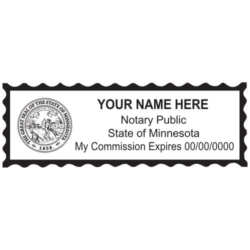 Minnesota Notary Stamp and Seal - Prostamps
