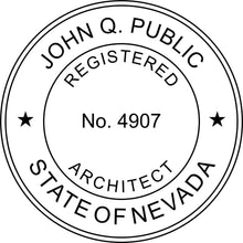 Nevada Architect Stamp and Seal - Prostamps