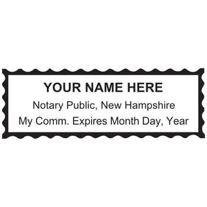 New Hampshire Notary Stamp and Seal - Prostamps