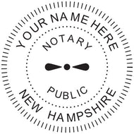 New Hampshire Notary Stamp and Seal - Prostamps