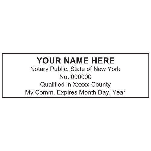 New York Notary Stamp and Seal - Prostamps