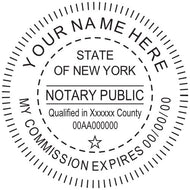 New York Notary Stamp and Seal - Prostamps