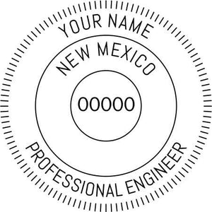 New Mexico Engineer Stamp and Seal - Prostamps