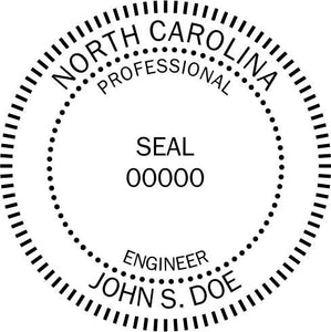 North Carolina Engineer Stamp and Seal - Prostamps