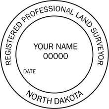 North Dakota Land Surveyor Stamp and Seal - Prostamps