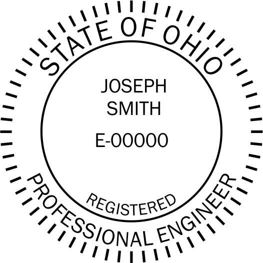 Ohio Engineer Stamp and Seal - Prostamps