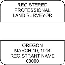 Oregon Land Surveyor Stamp and Seal - Prostamps