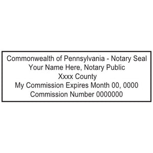 Pennsylvania Notary Stamp and Seal - Prostamps