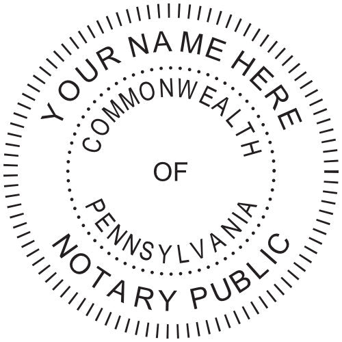 Pennsylvania Notary Stamp and Seal - Prostamps