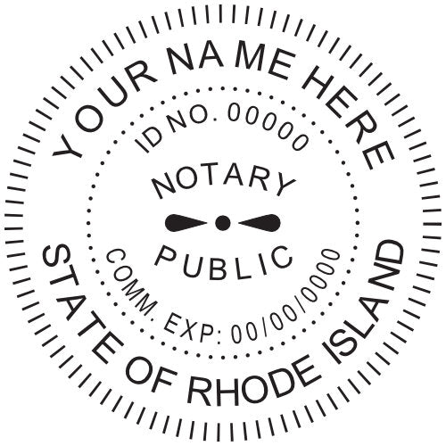 Rhode Island Notary Stamp and Seal