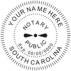 South Carolina Notary Stamp and Seal - Prostamps