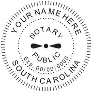 South Carolina Notary Stamp and Seal - Prostamps
