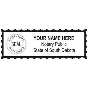 South Dakota Notary Stamp and Seal - Prostamps