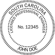 South Carolina Engineer Stamp and Seal - Prostamps