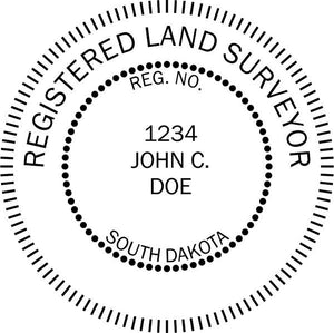 South Dakota Land Surveyor Stamp and Seal - Prostamps