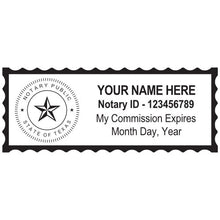 Texas Notary Stamp and Seal - Prostamps