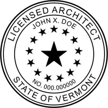 Vermont Architect Stamp and Seal - Prostamps