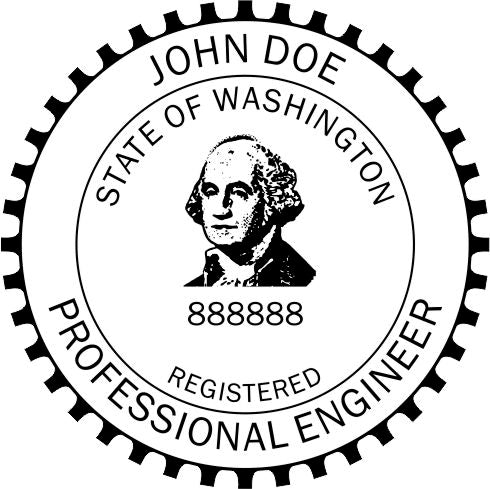 Washington Engineer Stamp and Seal - Prostamps