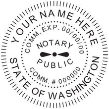 Washington Notary Stamp and Seal - Prostamps