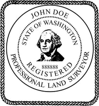 Washington Land Surveyor Stamp and Seal - Prostamps