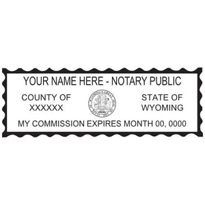 Wyoming Notary Stamp and Seal - Prostamps