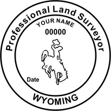 Wyoming Land Surveyor Stamp and Seal - Prostamps