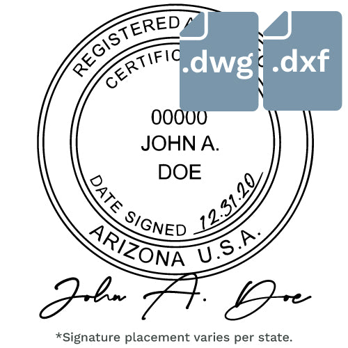 Digital Stamp With Signature Files PDF PNG TIF