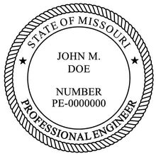 Missouri Engineer Stamp and Seal